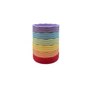 Grennn x Little Botanic Label – Pastel bakjes set, wave